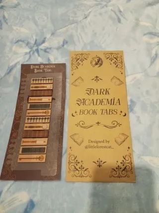 Book Tabs Dark Academia fairyloot
