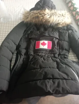 Chaqueta Canadian Negra con Capucha