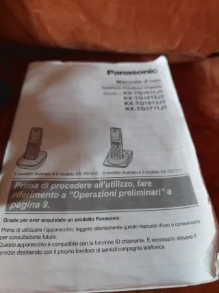 Telefono fis portatile Panasonic