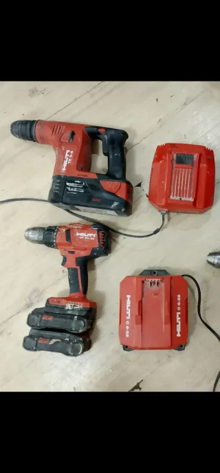 Hilti Taladro y Baterías
