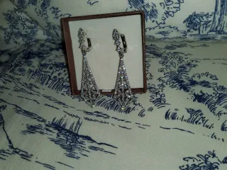 Pendientes Plata Largos Isabelinos