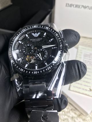 Reloj Emporio Armani Mecánico Automático Negro