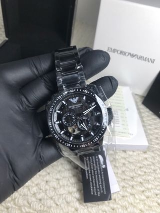 Reloj Emporio Armani Mecánico Automático Negro