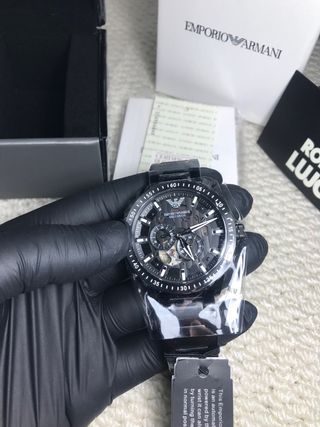 Reloj Emporio Armani Mecánico Automático Negro