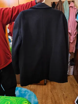 Chaquetón tres cuartos hombre XXL negro