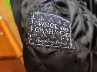 Chaquetón tres cuartos hombre XXL negro