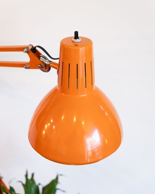 Lámpara Fase Vintage Arquitecto Naranja