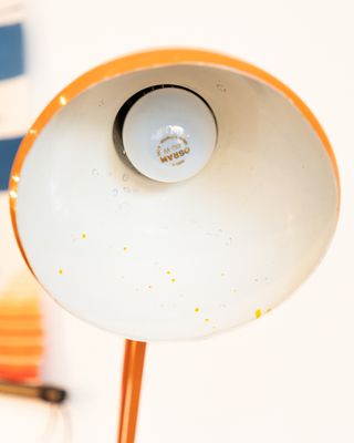 Lámpara Fase Vintage Arquitecto Naranja