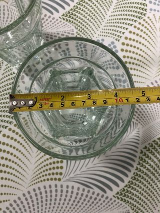 Set de 2 vasos gigantes de cristal