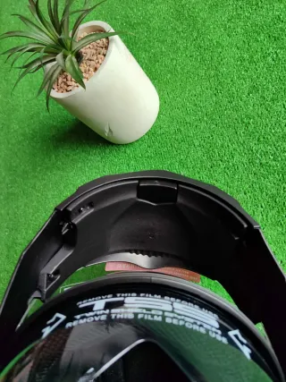 Casco Moto Modular XL Negro Unisex