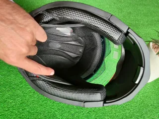 Casco Moto Modular XL Negro Unisex