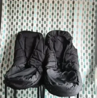 SACO SILLA POLAR REPELENTE AL AGUA, NEGRO