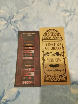 Book tabs A Dowry of Blood