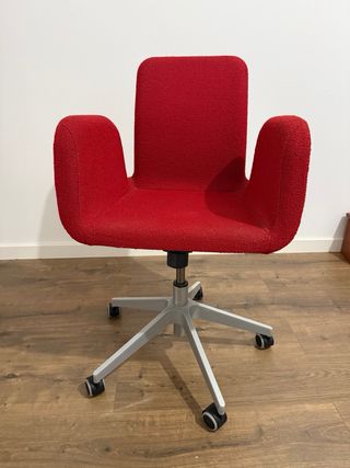 Silla de escritorio roja