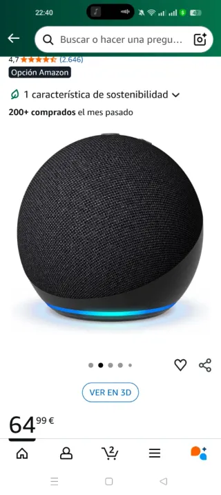 Alexa Echo Dot 5ª, perfetto stato, NON TRATTABILE