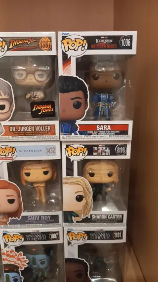 Funko Pop! Marvel, Indiana Jones, Succession