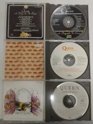 Lote 14 CDs de Queen. (Incluye primeras ediciones)