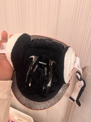 Casco esquí Cairn rosa claro infantil