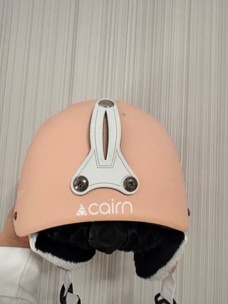 Casco esquí Cairn rosa claro infantil