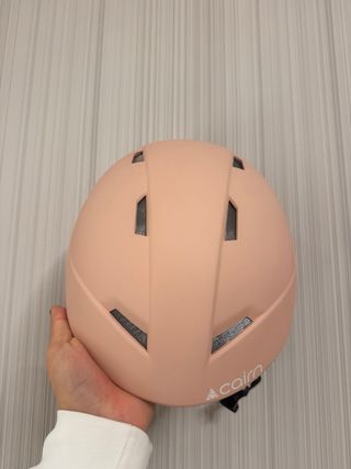 Casco esquí Cairn rosa claro infantil