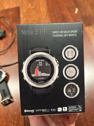 Reloj Garmin Fenix 3 HR Negro/Plata