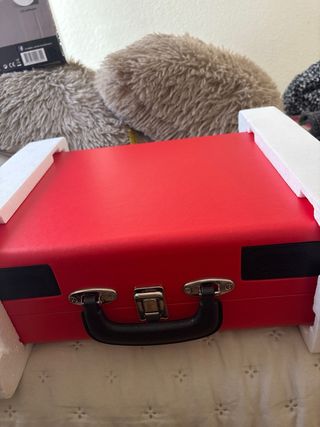 Tocadiscos Denver VPL-120RED Rojo USB