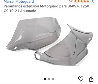 Extensión Paramanos Motoguard BMW R1250GS Ahumado