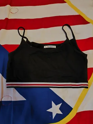 Top Negro Pull&Bear Talla M