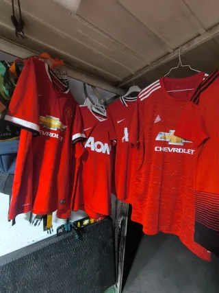 Lote Camisetas Fútbol Manchester United