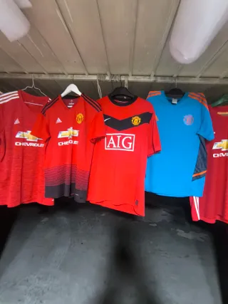 Lote Camisetas Fútbol Manchester United