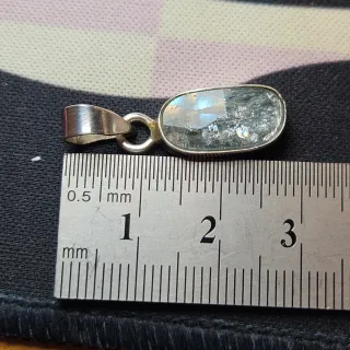 Colgante Plata 925 Cianita Aqua