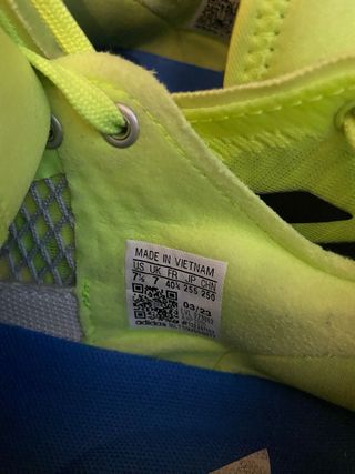 Zapatillas Adidas Padel Verde y Azul