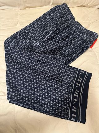 Pantalón recto Carolina Herrera azul Talla M