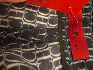 Pantalón recto Carolina Herrera azul Talla M