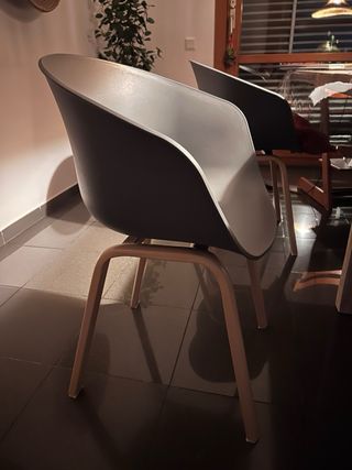 4 Sillas de comedor polipropileno nuevas