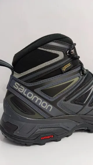 Botas de montaña Salomon Gore-Tex negras