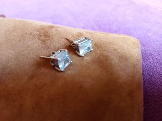 Pendientes de plata con circonitas
