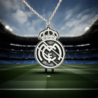 Collar Plata de Ley Real Madrid