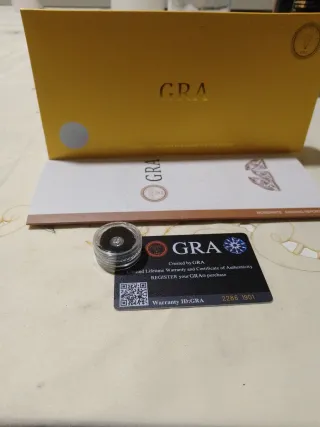 Diamante Moissanita 2 CT D VVS1 GRA Certificado