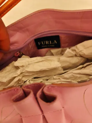 Borsa Furla donna rosa nuova originale