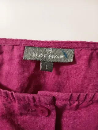 Blusa fucsia. Talla L.