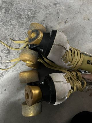 Patines de artístico infantiles blancos talla 33