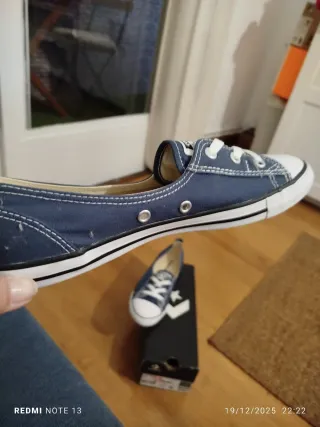 Zapatillas Converse Azules Mujer Nuevas