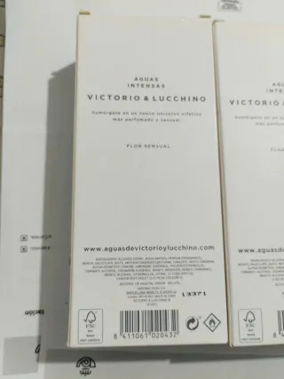 2 colonias Victorio Lucchino flor sensual N 17