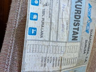 5 Alfombras pura lana todas 60€ 25€/U las grandes