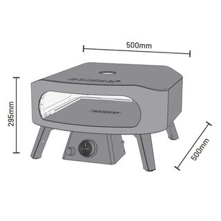 Horno Pizza Cozze 13” CLASSIC Gas – 30 mbar