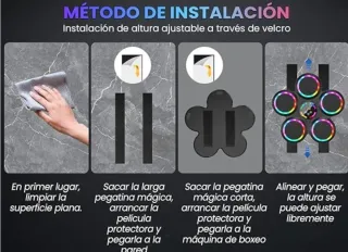 NUEVA‼️Máquina de Boxeo con Luces LED