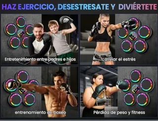 NUEVA‼️Máquina de Boxeo con Luces LED