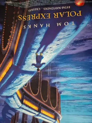 Póster de Polar Express con Tom Hanks