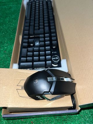 Teclado y Ratón Gaming RGB Inalámbrico